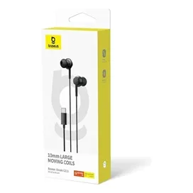 هندزفری سیمی بیسوس CZ11 با درگاه Type-C و صدای شفاف