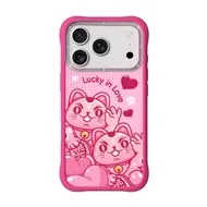 قاب برند یانگکیت مدل Lucky In Love گربه سرخابی یانگ کیت Youngkit آیفون مناسب برای Apple iPhone 17 Pro Max