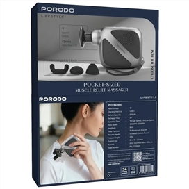 ماساژور پرودو Porodo Lifestyle Pocket-Sized Muscle Relief Massager PDLFSTSM451GY