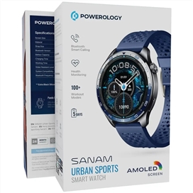 ساعت هوشمند پاورولوژی Powerology Sanam Urban Sports Smart Watch PSWBT290BL