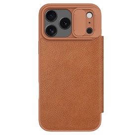 قاب برند نیلکین مدل Qin Pro Leather Case مناسب برای Apple iPhone 17 Pro Max