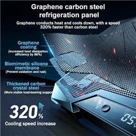 کول پد لپ تاپ رتاکو RTAKO 10-Cooler Laptop Cooling Stand LZ-D11