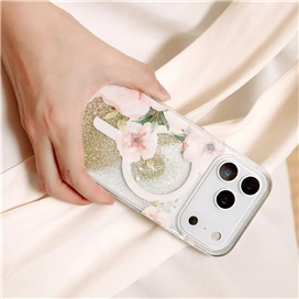 قاب آیفون 17 پرو مکس برند یونیک دخترانه مدل  Coehl Fleurette مناسب برای Apple iPhone 17 Pro Max