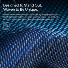 قاب آیفون 17 پرو مکس برند پی تاکا PITAKA Ultra Slim Moment · OVER THE HORIZON (PitaTap) مناسب برای Apple iPhone 17 Pro Max