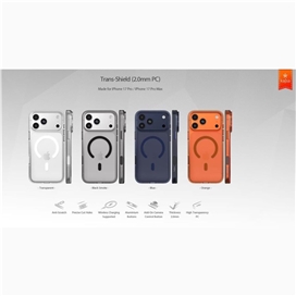 قاب برند کجسا مدل Kajsa 2mm PC With Magsafe آیفون مناسب برای Apple iPhone 17 Pro Max