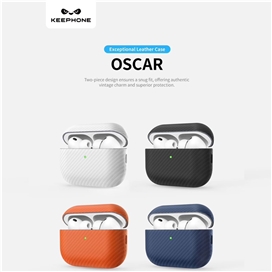 کاور ایرپاد برند کی فون مدل Keephone Oscar Airpod Cover مناسب Apple AirPods 3nd Generation