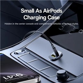 شارژر فندکی دو پورت تایپ سی 30 وات بیسوس Baseus GoTrip DP1 Car Charger BS-C15C2