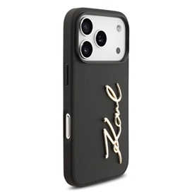 قاب کارل لاگرفلد Karl Lagerfeld نوشته برجسته مناسب برای Apple iPhone 17 Pro