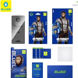 گلس محافظ صفحه برند بلو پک 5 تایی مدل Blueo 5Pcs Pack HD Privacy anti-peep tempered glass samsung مناسب برای Samsung Galaxy S25 Ultra
