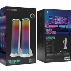 اسپیکر گیمینگ گرین لاین Green Lion Soundray Gaming Speakers GNSDRAYSPWH