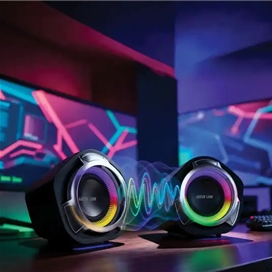 اسپیکر گیمینگ گرین لاین Green Lion Clario Gaming Speakers GNCLGAMSPBK