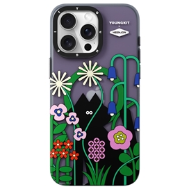 قاب یانگکیت مدل Youngkit Heenjon Cat Flower مناسب برای Apple iPhone 15 Pro