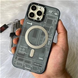 قاب YOUNGKIT یانگکیت Technology Series Gray مناسب برای Apple iPhone 15 Pro