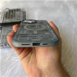 قاب YOUNGKIT یانگکیت Technology Series Gray مناسب برای Apple iPhone 15 Pro