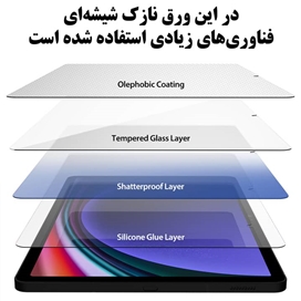 گلس شیشه ای تبلت آراری مدل Core مناسب Galaxy Tab S8