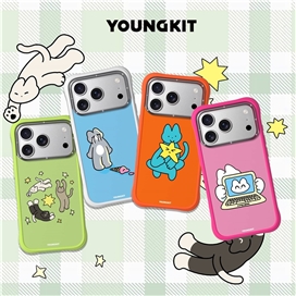 قاب برند Youngkit یانگ کیت مدل Cat Diary Series صورتی مناسب برای Apple iPhone 17 Pro Max