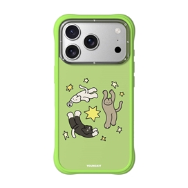 قاب برند Youngkit یانگ کیت مدل Cat Diary Series سبز مناسب برای Apple iPhone 17 Pro Max