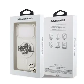 قاب برند کارل لاگرفلد مدل Karl Lagerfeld شماره 8 Iphone مناسب برای Apple iPhone 17 Pro Max