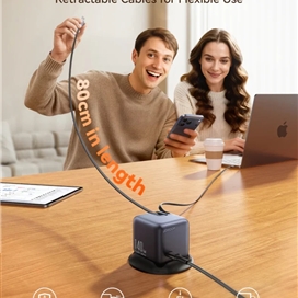 شارژر هوشمند رومیزی 140 وات با نمایشگر جویروم JOYROOM JR-TRD01 PODIX 140W