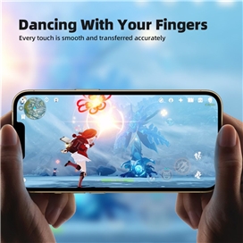 گلس فول BLUEO Full Cover Anti Glare Matte Glass Anti Static مناسب برای Apple iPhone 12 Pro