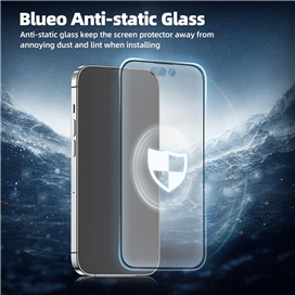 گلس فول BLUEO Full Cover Anti Glare Matte Glass Anti Static مناسب برای Apple iPhone 12