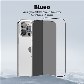 گلس فول BLUEO Full Cover Anti Glare Matte Glass Anti Static مناسب برای Apple iPhone 12