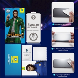 گلس فول BLUEO Full Cover Anti Glare Matte Glass Anti Static مناسب برای Apple iPhone 12
