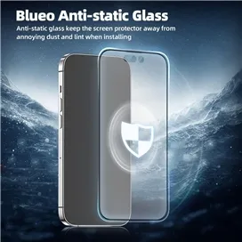 گلس فول BLUEO Full Cover Anti Glare Matte Glass Anti Static مناسب برای Apple iPhone 13 Pro