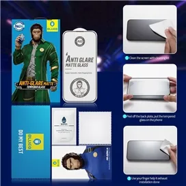 گلس فول BLUEO Full Cover Anti Glare Matte Glass Anti Static مناسب برای Apple iPhone 13 Pro Max