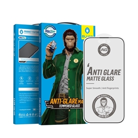 گلس فول BLUEO Full Cover Anti Glare Matte Glass Anti Static مناسب برای Apple iPhone 16E