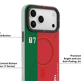 قاب Youngkit مدل جام جهانی فوتبال Portugal پرتغال یانگ کیت آیفون مناسب برای Apple iPhone 17 Pro