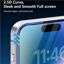 گلس حریم شخصی آیفون 17 جویروم JOYROOM iPhone 17 2.5D Anti-Spy JR-MQS0613