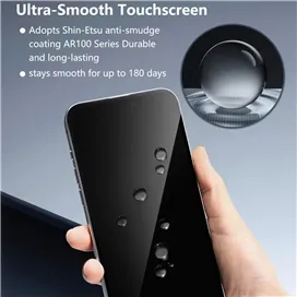 گلس حریم شخصی آیفون 17 جویروم JOYROOM iPhone 17 2.5D Anti-Spy JR-MQS0613