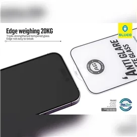 گلس فول BLUEO Full Cover Anti Glare Matte Glass Anti Static مناسب برای Apple iPhone 17E