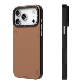 قاب برند یانگکیت مدل Youngkit Simple Matte Leather Case magsafe مناسب برای Apple iPhone 17 Pro