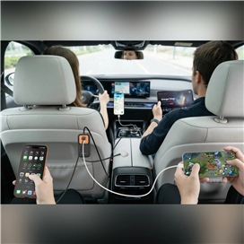 شارژر فندکی پورودو Porodo Enzo Multi-Port Car Charger