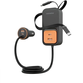 شارژر فندکی پورودو Porodo Enzo Multi-Port Car Charger
