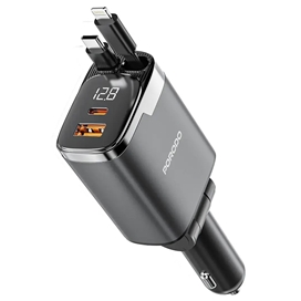 شارژر فندکی پورودو Porodo 111W Car Charger Lightning USB_C