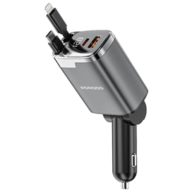 شارژر فندکی پورودو Porodo 111W Car Charger Lightning USB_C