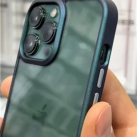قاب دور براق دارای محافظ لنز مجیک مناسب برای آیفون 13 پرو مکس Magic Mask iPhone 13 Pro Max