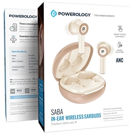 ایرباد پاورولوژی Powerology Saba In-Ear Wireless Earbuds
