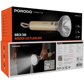 چراغ قوه پرودو Porodo Lifestyle Birch PDA90502WD برد 150 متر