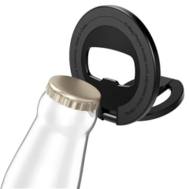 حلقه نگهدارنده و استند مگ‌سیف اسپیگن مدل (MagFit) Spigen O-Mag Ring Phone Holder