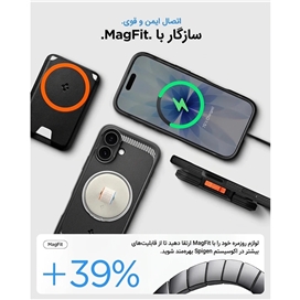 قاب آیفون 17 اسپیگن مدل Spigen Rugged Armor (MagFit) مناسب برای Apple iPhone 17