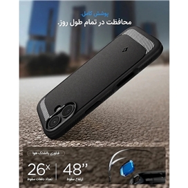 قاب آیفون 17 اسپیگن مدل Spigen Rugged Armor (MagFit) مناسب برای Apple iPhone 17