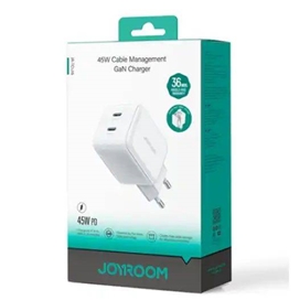 آداپتور دو پورت 45 وات با کابل تایپ سی جویروم JR-TCL05