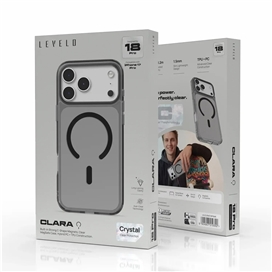 قاب برند لولو مدل Levelo Clara Case مناسب برای Apple iPhone 17 Pro Max