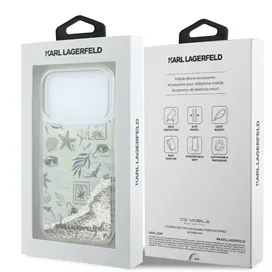 قاب کارل لاگرفلد Karl Lagerfel Liquid Glitter Beach & Sand مناسب برای Apple iPhone 17 Pro Max