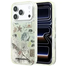 قاب کارل لاگرفلد Karl Lagerfel Liquid Glitter Beach & Sand مناسب برای Apple iPhone 17 Pro Max