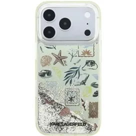 قاب کارل لاگرفلد Karl Lagerfel Liquid Glitter Beach & Sand مناسب برای Apple iPhone 18 Pro Max